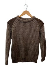Other Brands TRADITIONS Knit Sweater (Thick) S Wool BRW Solid Color Made in Germ