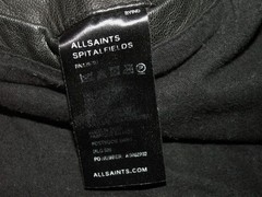 Men’s All Saints POSTNOON LEATHER SHIRT jacket overshirt L (ref51) £129.99!!!!!
