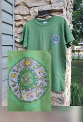 Vtg 90s T Shirt M There’s No Planet Like Home Global Friends San Diego Green
