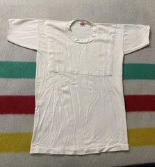 Vintage 30s 40s Paneled White Blank Tee Jersey All 100% Cotton 20×29.5 Very Rare