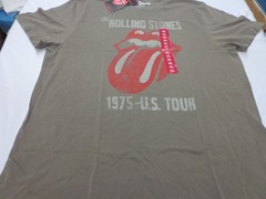 The Rolling Stones 1975 US Tour T Shirt Size XL NEW