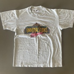 Vintage 90s Universal Studios Hollywood Souvenir Tee Single Stitch Made USA L