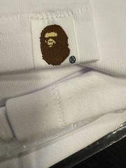 A Bathing Ape BAPE Line Camo Ape Head Playstation WHITE SIZE XL Relaxed Fit NEW