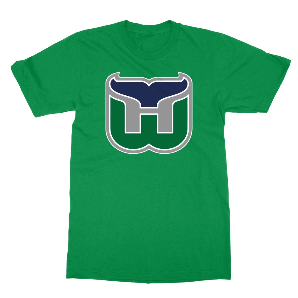 HARTFORD WHALERS DEFUNCT NHL OLD TIME HOCKEY Men’s T-Shirt