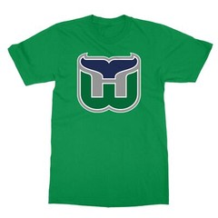 HARTFORD WHALERS DEFUNCT NHL OLD TIME HOCKEY Men’s T-Shirt