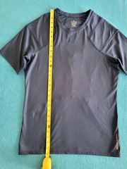 Tommie Copper Compression Shirt Mens 2XL 0873MR Lower Back Support Black
