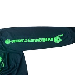 Night Of The Living Dead Coming To Get You Barbara Long Sleeve Black Green XL