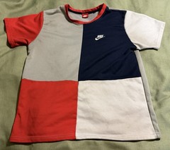 vintage 1980s “NIKE” T-SHIRT MEN’S M medium STRETCH MULTI-COLOR S/S very rare