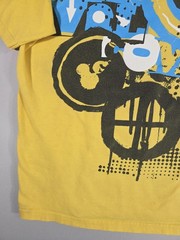 Volcom Shirt Mens Medium Yellow Embrace Change Logo Graphic Skate Tee Streetwear