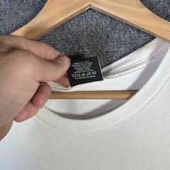 Vintage Stussy Shirt Mens Medium White Y2K Surf Skate Spellout Logo Cursive