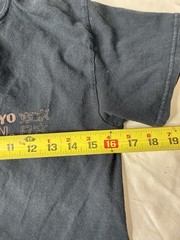 black T-shirt from New Look features a small “Tokyo Japan”