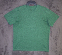 NIKE Shirt Adult Large Green Graphic Logo Short Sleeve Active Sports Outdoor Men