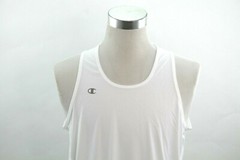 Champion Race Day Running Workout Singlet Mens Activewear White Tank Top ~2XL