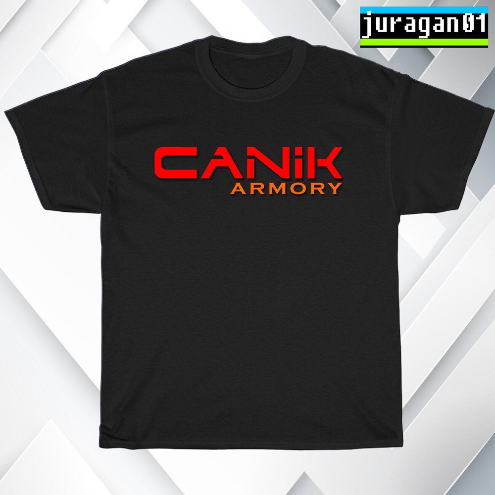CANIK Superior Firearms Logo Black/Navy/Sport Grey/White Men’sT-Shirt S-5XL