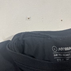 MrBeast Logo Graphic T Shirt Black Pink Blue Men’s Large