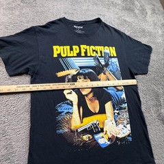 Pulp Fiction Uma Thurman Classic 90s Film Tee Shirt Tarantino Mens M Crewneck