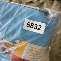 Vintage 80s Art Deco Shirt Mens 2XL Single Stitch Au Maroc Par Avion Airplane