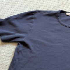 Mr P Porter Shirt Mens Medium Blue Solid Cotton Crewneck T-Shirt Made Portugal