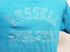 Russell Athletic Adult Large Cyan TShirt