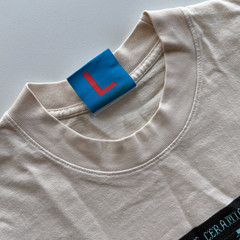 Online Ceramics 2023 Mountain Mist Quilt Tee Size Large Off White