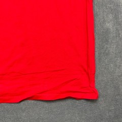 ​Tommy Hilfiger T Shirt Mens XL Red Spellout Logo Stretch Crew Neck Summer Tee