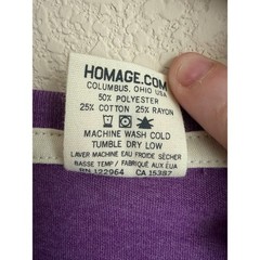 HOMAGE Sacramento Kings Slamson The Lion T-Shirt M Royal Purple Tri-Blend
