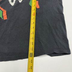 Vintage 90s Marvin the Martian Looney Tunes T Shirt Mens L Faded Black Changes