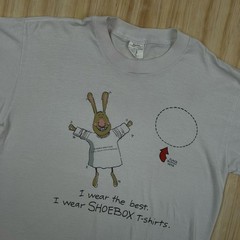 Vintage Hallmark Shoebox Greetings Bunny Single Stitch T Shirt Made in USA L