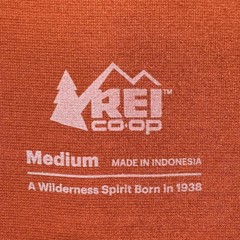 REI Co-Op T-Shirt Mens Medium Burnt Orange Active Tee Stretch Hiking Outdoor EUC