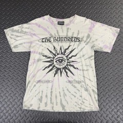 Vintage Y2K The Hundreds Men’s Large Tie-Dye Graphic T-Shirt Skater Streetwear