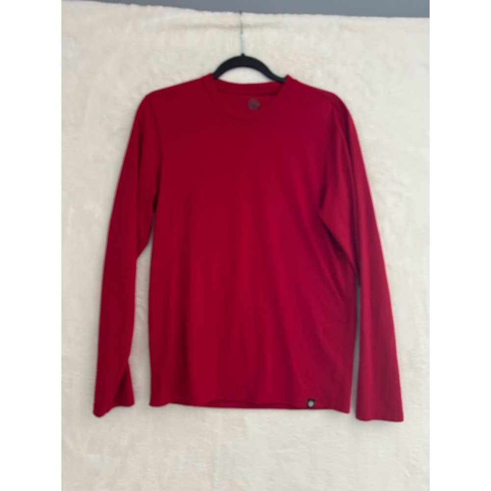 REI Co-op Mens Medium Red Long Sleeve Crew Neck Performance Base Layer Shirt