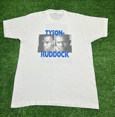 Vintage 1991 Mike Tyson VS Ruddock Mirage Las Vegas Fight T-Shirt Promo 90s XL