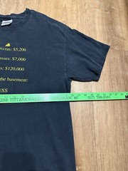 Vintage Moving Back Into The Basement Priceless Meme Parody Tshirt Faded Black L