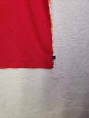 Maxi Milian N Y Men Shirt Large Red Bandana Patchwork Cotton B Short Sleeve T