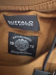 Buffalo David Button Sz Men’s Medium Bronze Kairos BPM14977