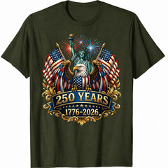 250th Anniversary USA 250 Year America Patriotic 4th of July T-Shirt
