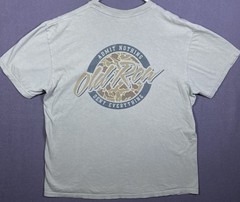 Old Row Deny Everything Comfort Colors Grey Buck Casual Outdoors Men’s T-Shirt L