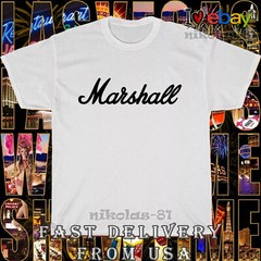 New Shirt Marshall Amplification Music Logo Men’s T-Shirt American Tee Shirt Men