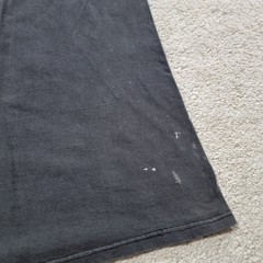 Vintage Y2K Sean John T Shirt Adult Size XL Black Paint Splatter
