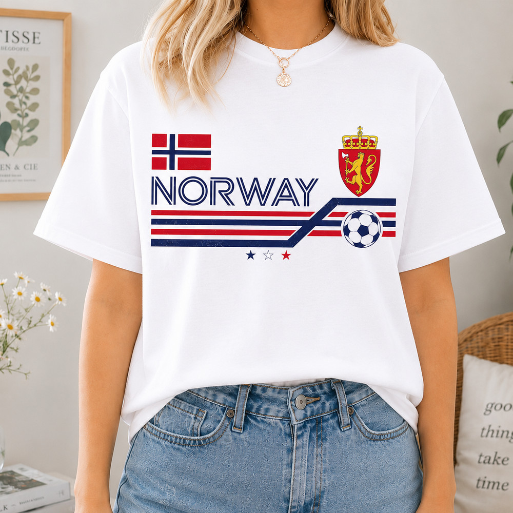 Norway World Soccer 2026 T-Shirt, Vintage Norway Soccer T-Shirt