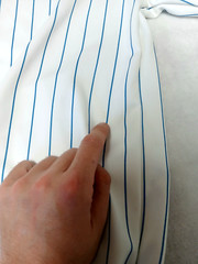 Vintage Bad Boy Brand Baseball Jersey L 1993 Pinstripe Snap Button Shirt Hip Hop