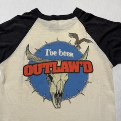 Vintage 80s Outlaws Raglan T Shirt Small Rock Concert 1981 Tour