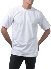 6 Pack – (Small) Pro Club Men’s Heavyweight Short Sleeve Tee T-Shirt