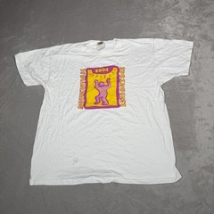 Vintage Keith Haring Shirt Mens Extra Large White Rare Pop Art Graphic Casual