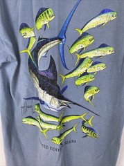 Guy Harvey Limited Edition T-shirt Men’s Small Blue sword fish