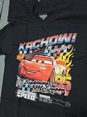 Disney Pixar Cars Incredibles Black T-Shirt Lot 4pc SZ Medium (Y)
