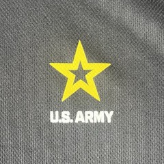 US Army Shirt Mens Large Black Star Logo Short Sleeve Lightweight Stretch USA