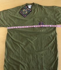 Giovanni L’uomo Men’s Size Small Olive Green Short Sleeve Embroidered T-shirt