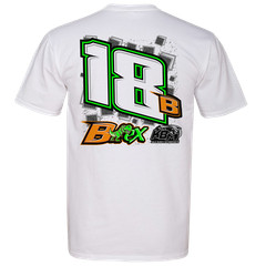 BREXTON BUSCH #18B LEGEND WHITE 2-SPOT TEE