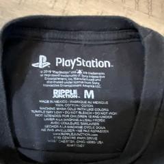 2019 PlayStation Men’s Black Logo Graphic Print Crew Neck Cotton T-Shirt Size M